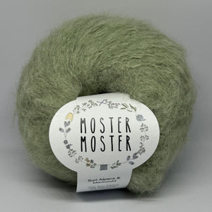 STØVET LYS GRØN (SURI ALPACA & MERINOULD)