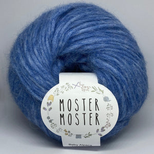 DUEBLÅ (BABY ALPACA MERINOULD)