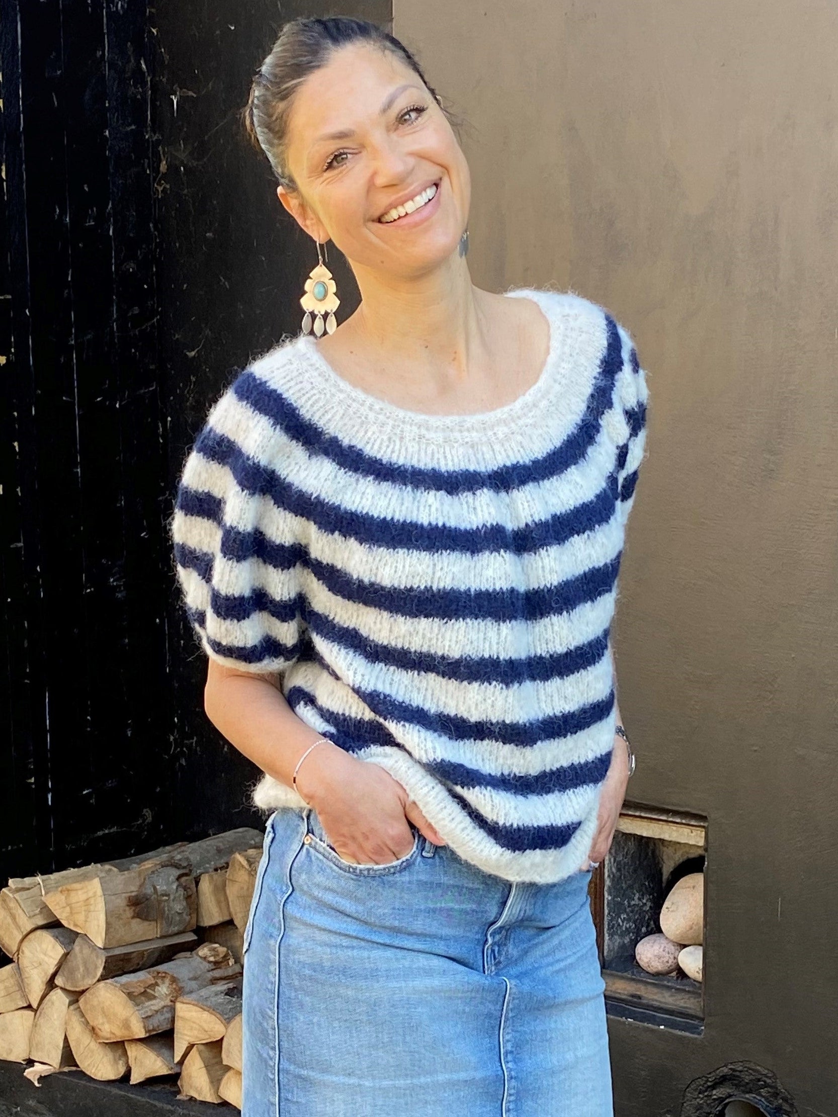 KIT TIL "BEGYNDER SWEATER C MED STRIBER"