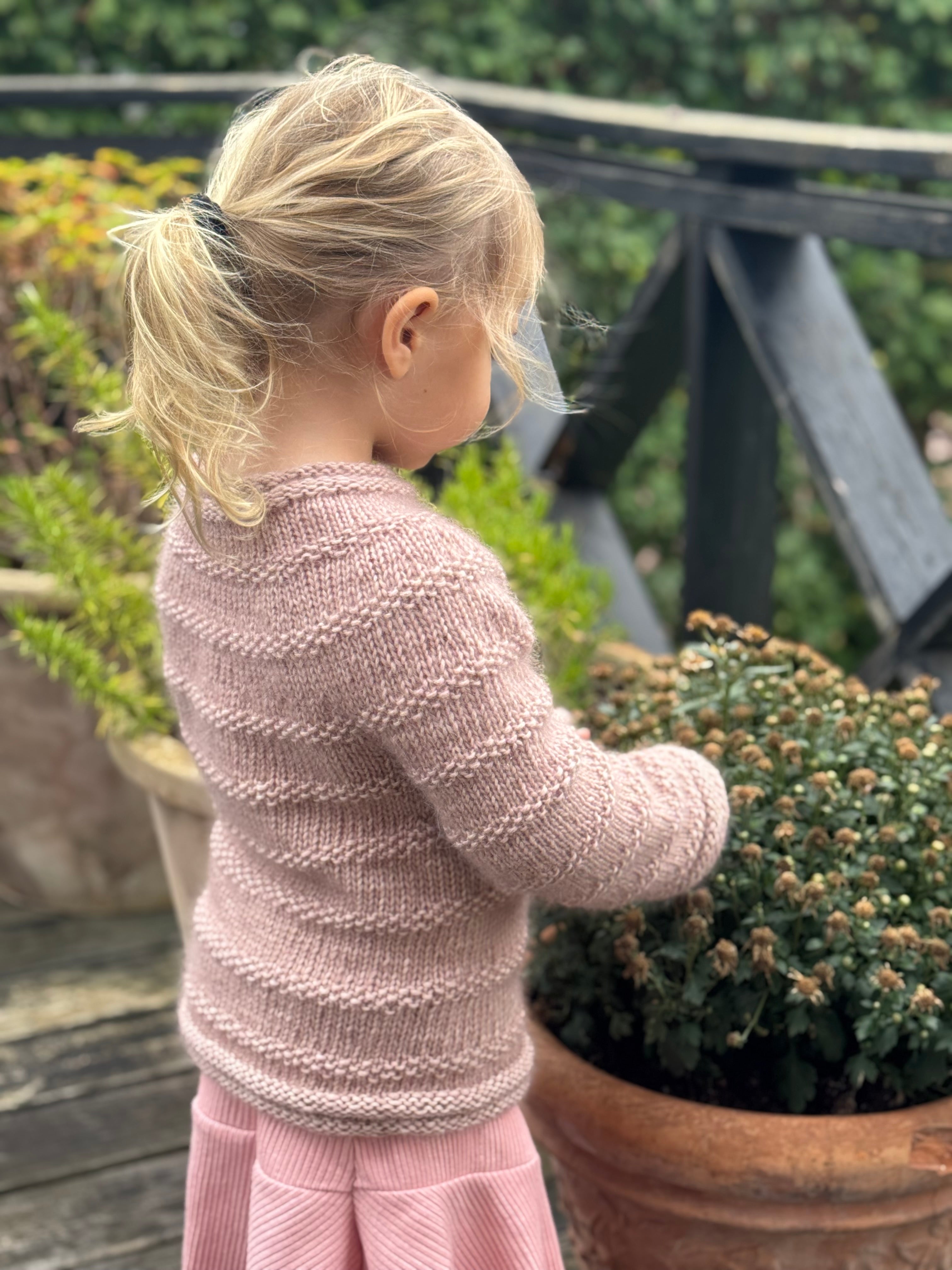 BØRNESWEATER VIOLA VINTER