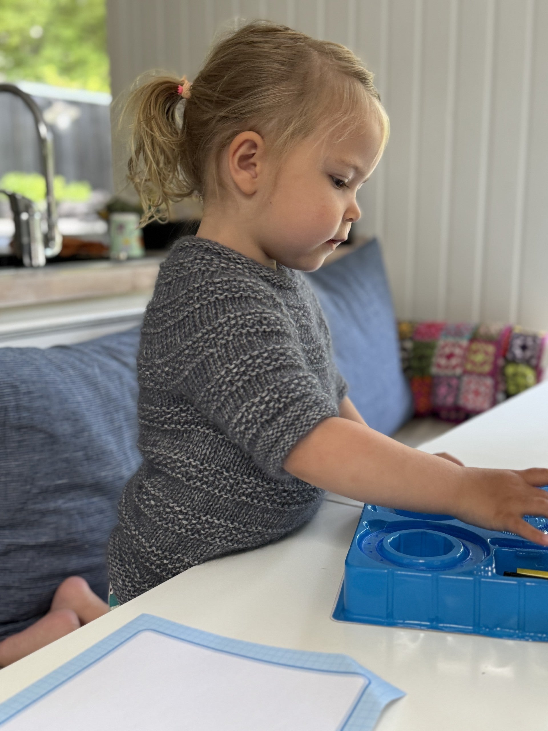 BØRNESWEATER BLÅREGN