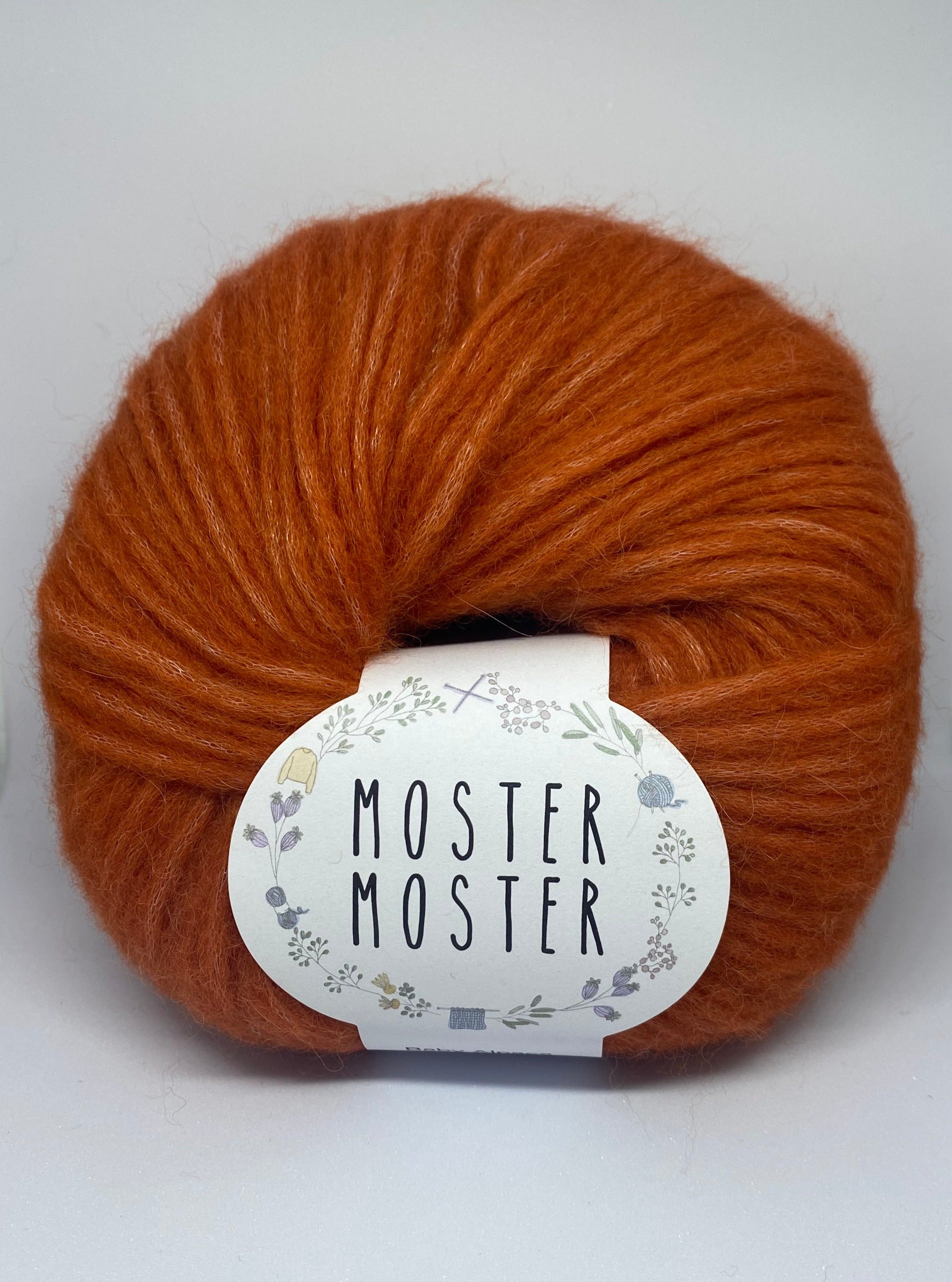MØRK ORANGE (BABY ALPACA MERINOULD)