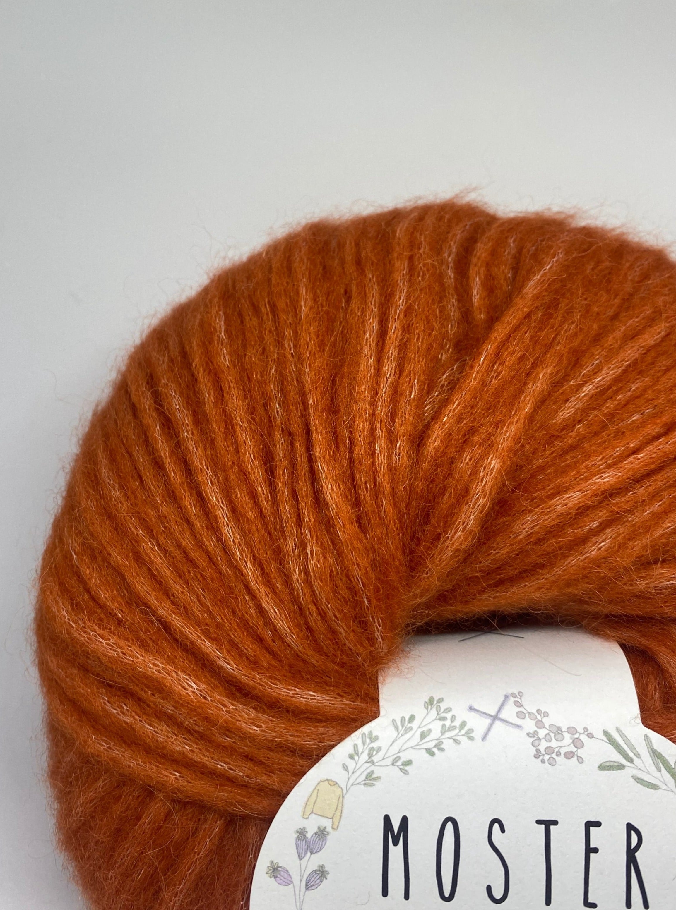 MØRK ORANGE (BABY ALPACA MERINOULD)