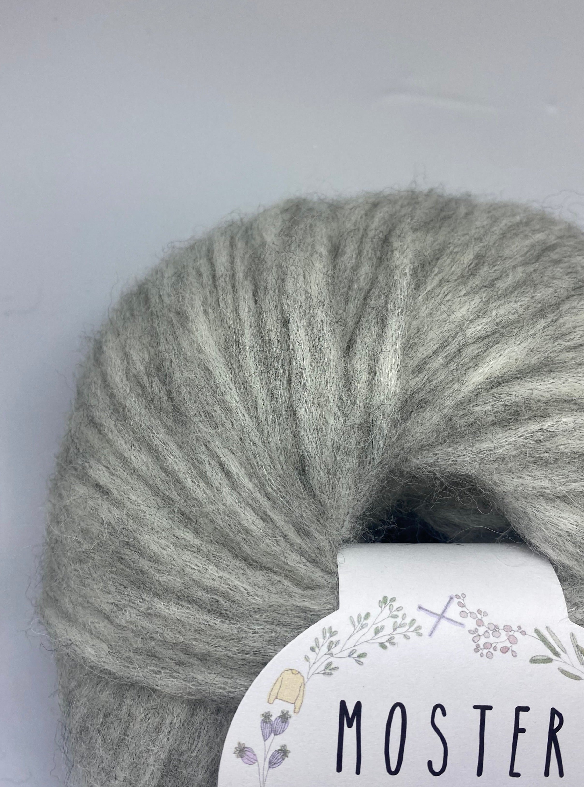 MUSEGRÅ (BABY ALPACA MERINOULD)