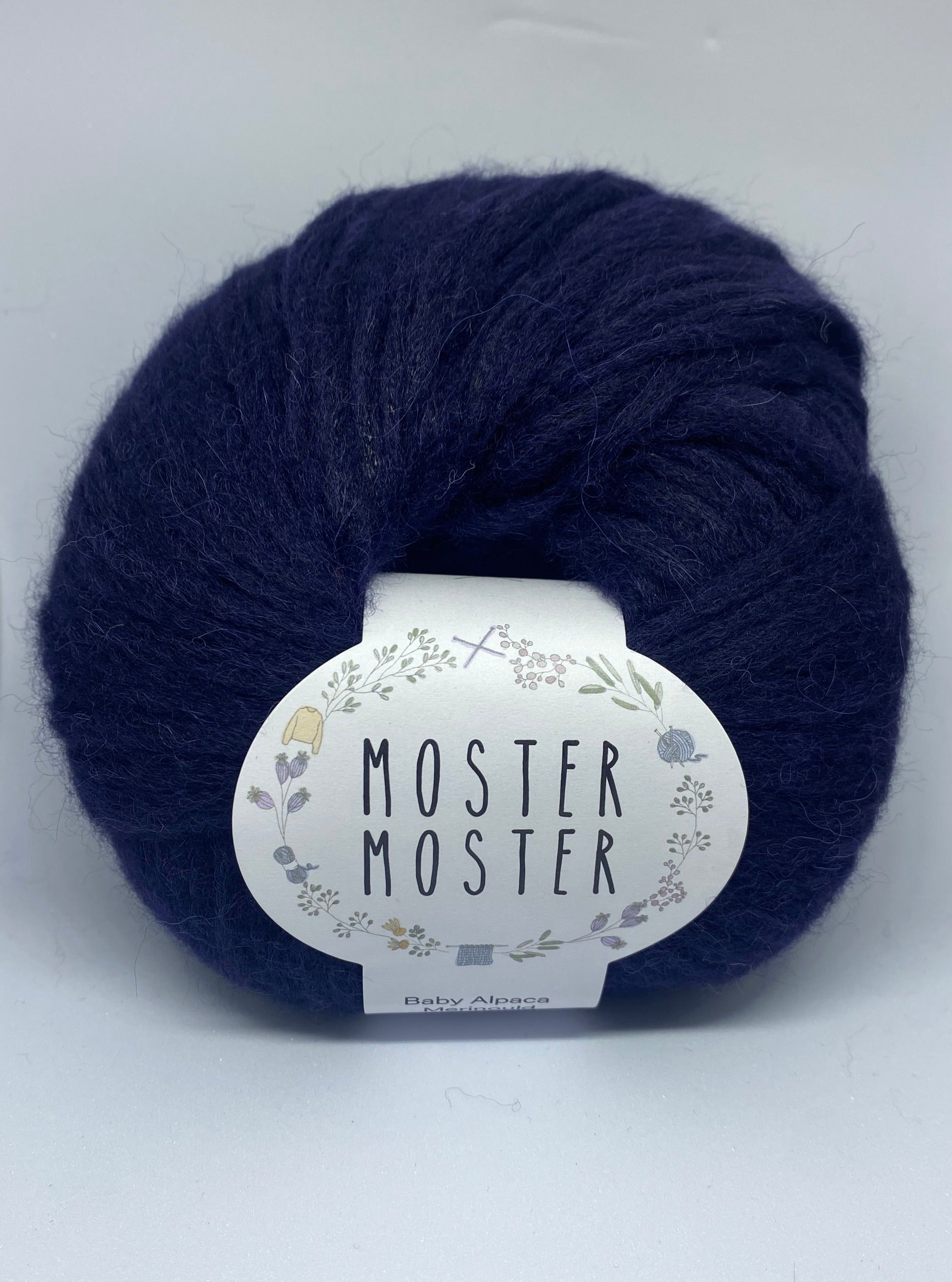 ROYAL BLÅ (BABY ALPACA MERINOULD)