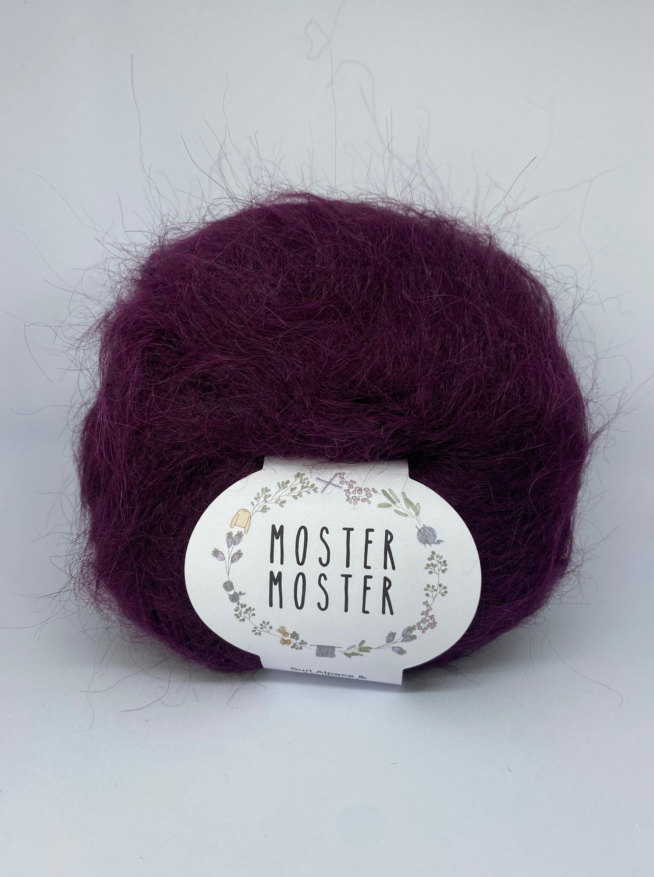 AUBERGINE (SURI ALPACA &amp; MERINO WOOL)