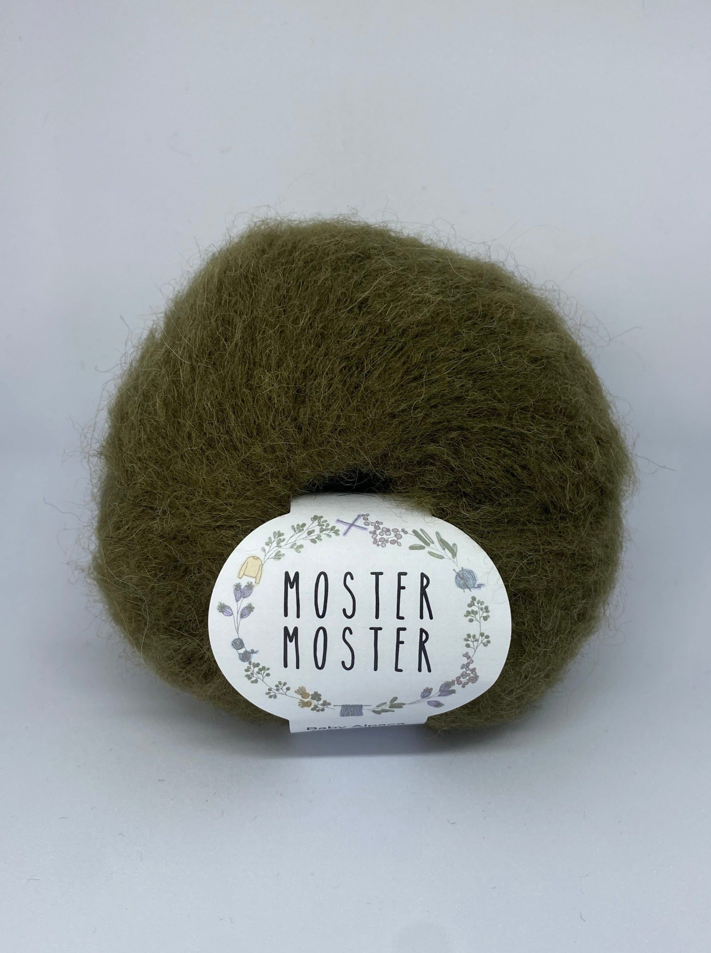 ARMY GRØN (BABY ALPACA SILKEMOHAIR)