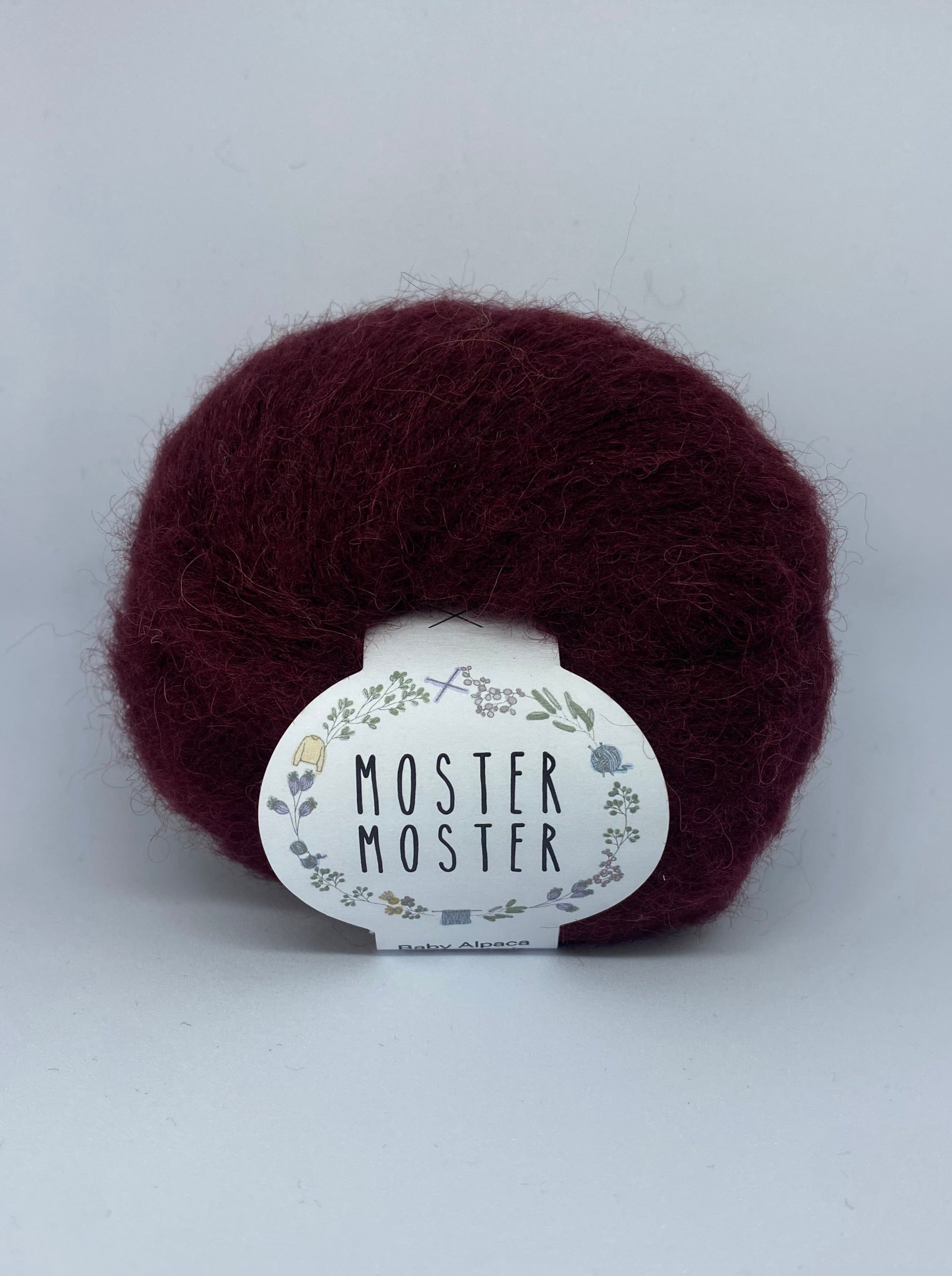 DARK BURGUNDY (BABY ALPACA SILK MOHAIR)