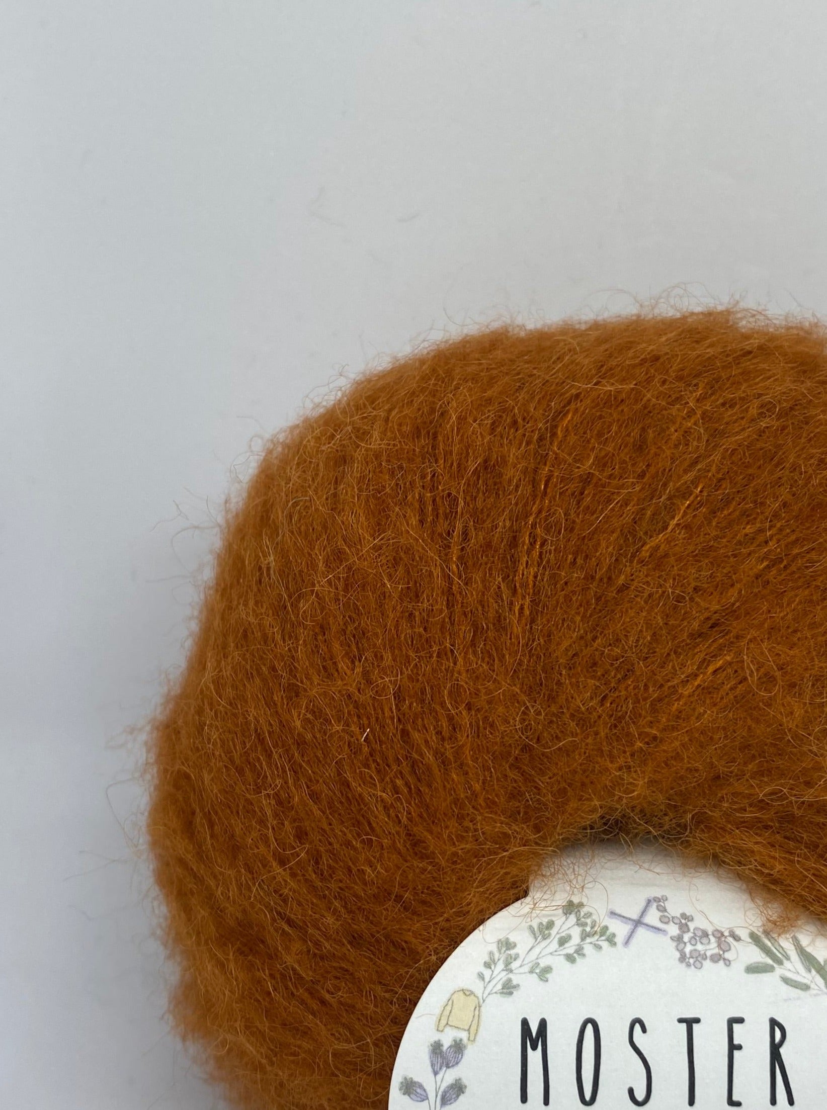 BURNT ORANGE (BABY ALPACA SILK MOHAIR)