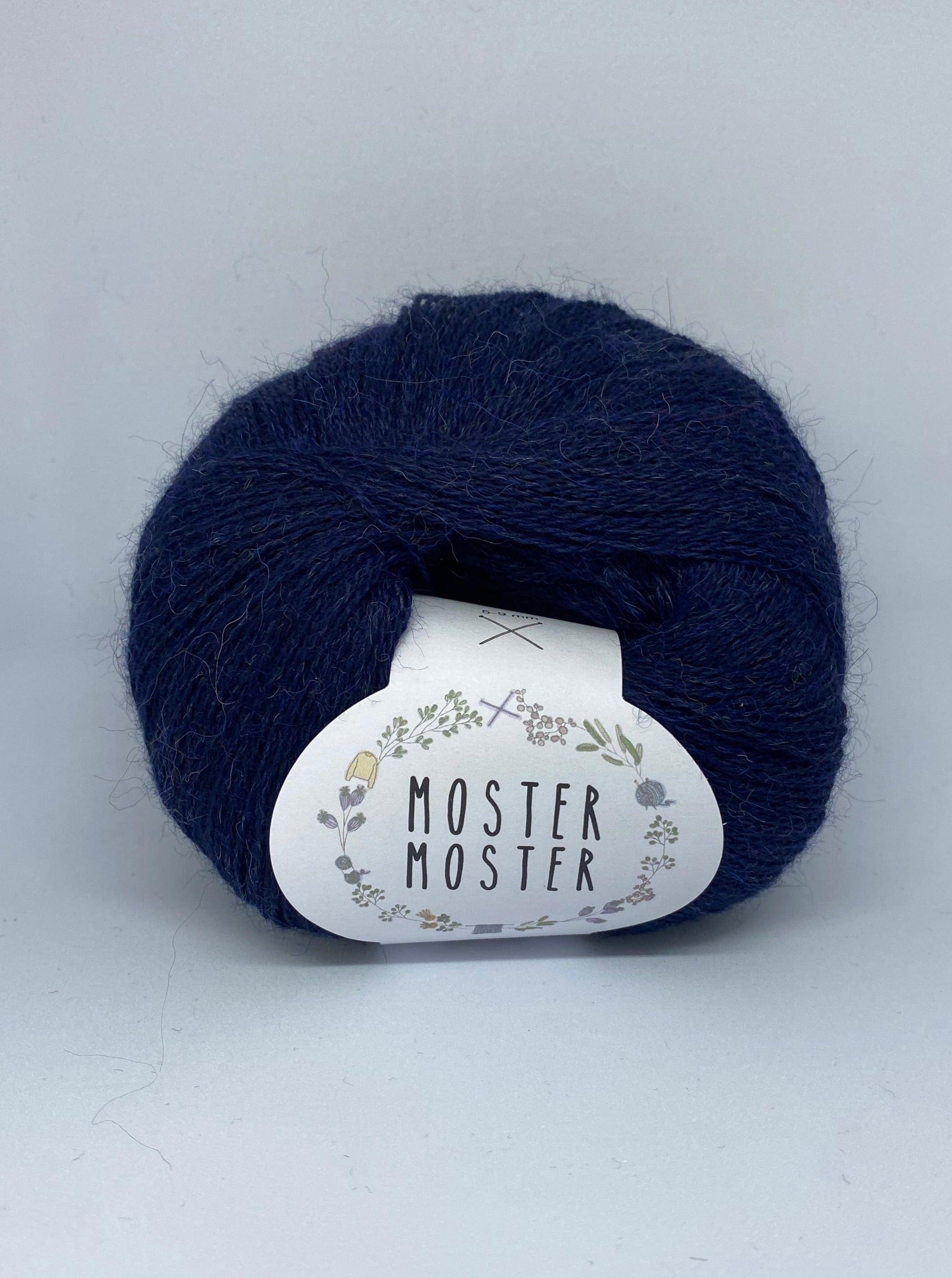 MØRKEBLÅ (TYND BABY ALPACA FØLGETRÅD)