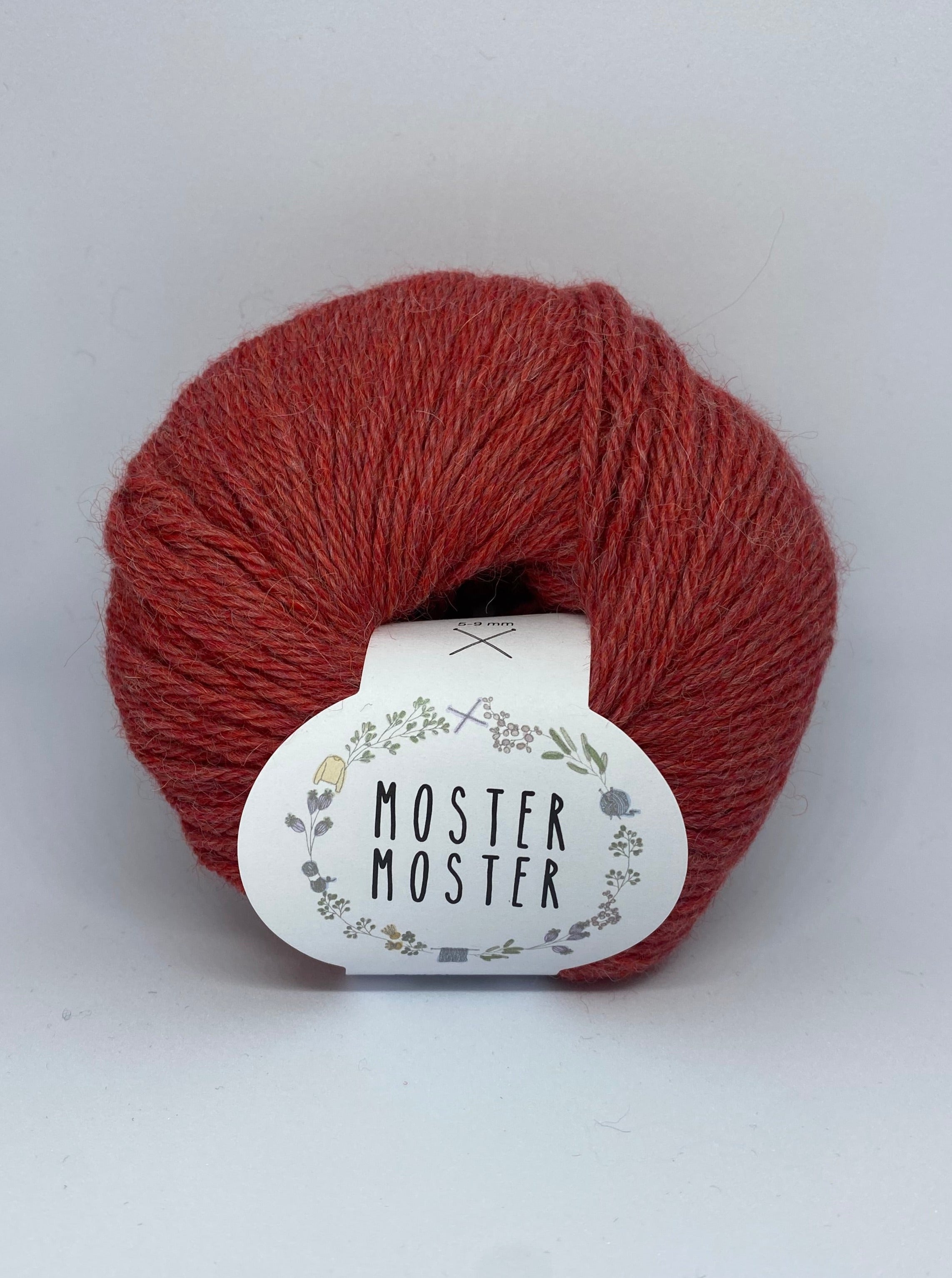 CORAL RED (THICK BABY ALPACA)