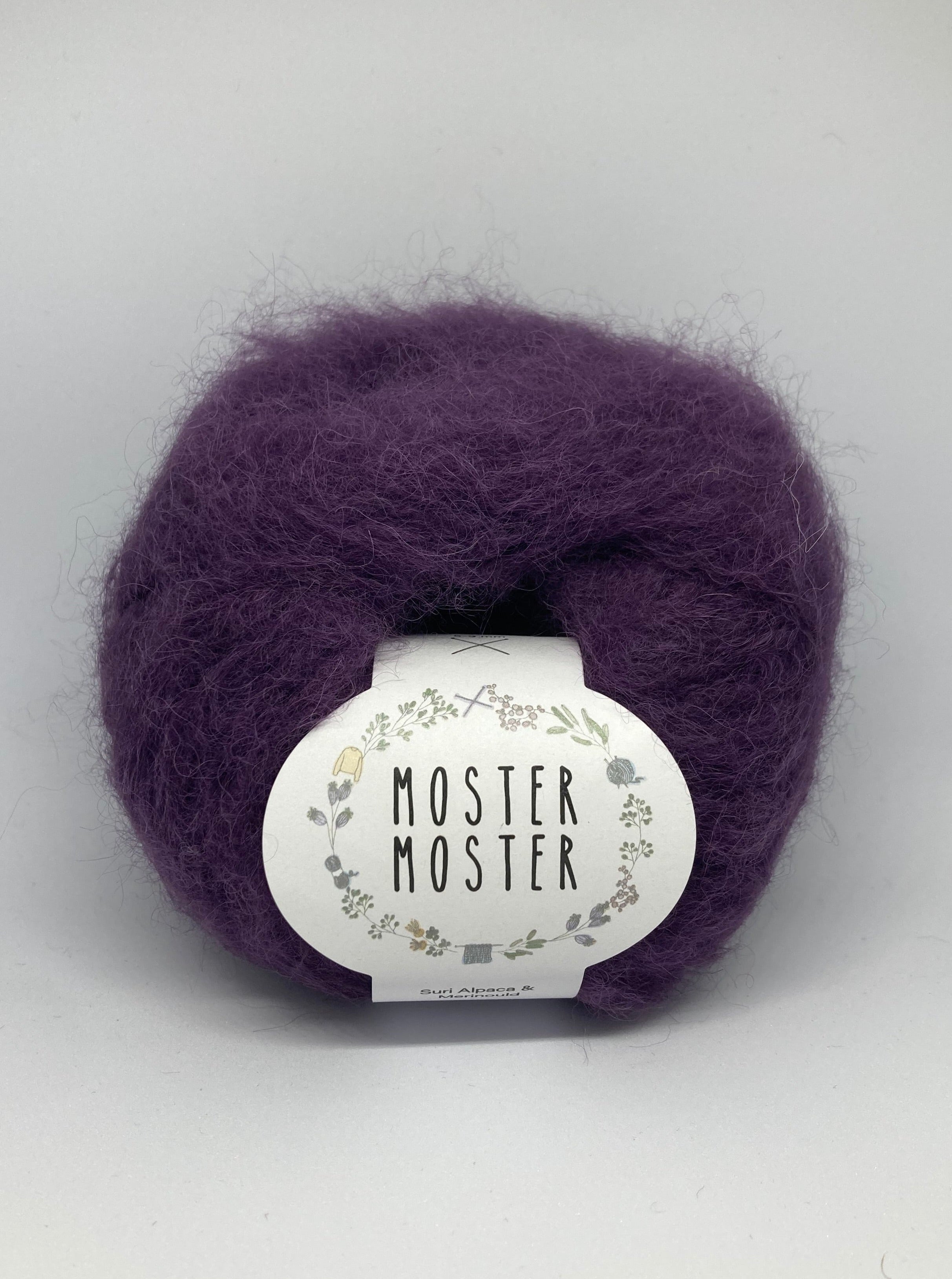 DARK PURPLE (SURI ALPACA &amp; MERINO WOOL)