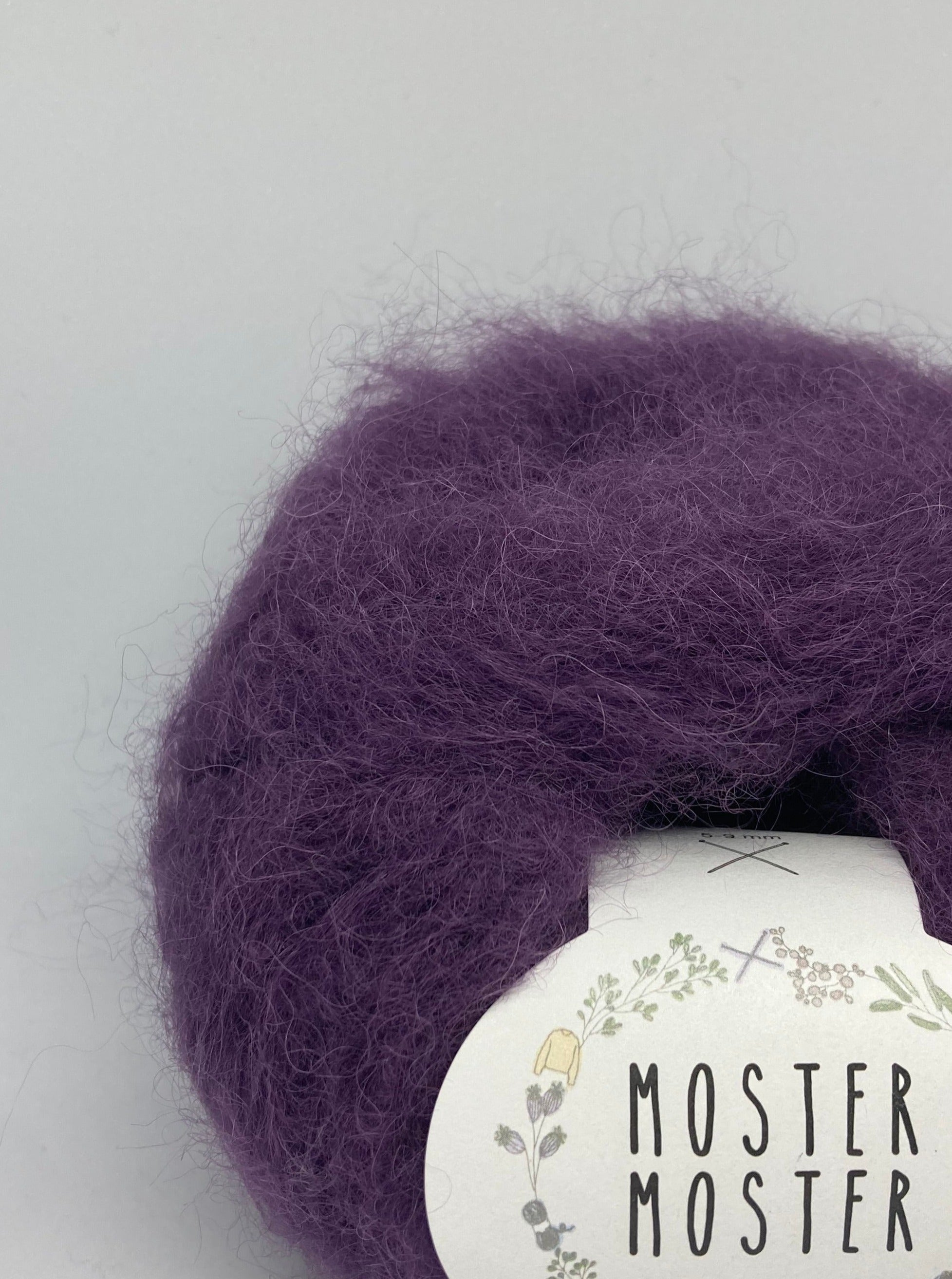 DARK PURPLE (SURI ALPACA &amp; MERINO WOOL)