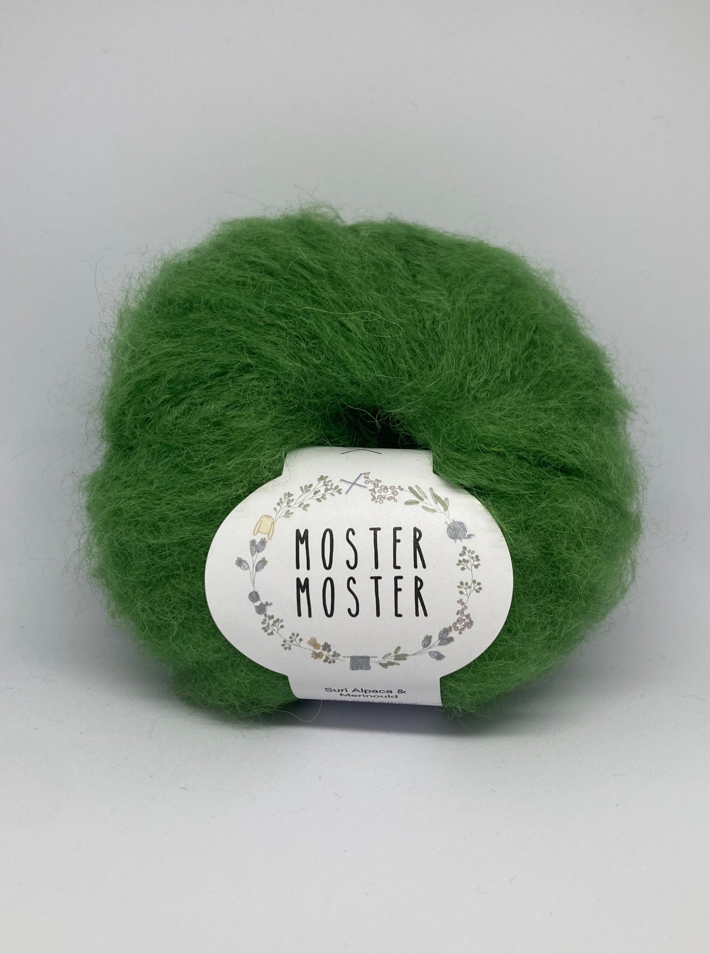 BOTTLE GREEN (SURI ALPACA &amp; MERINO WOOL)