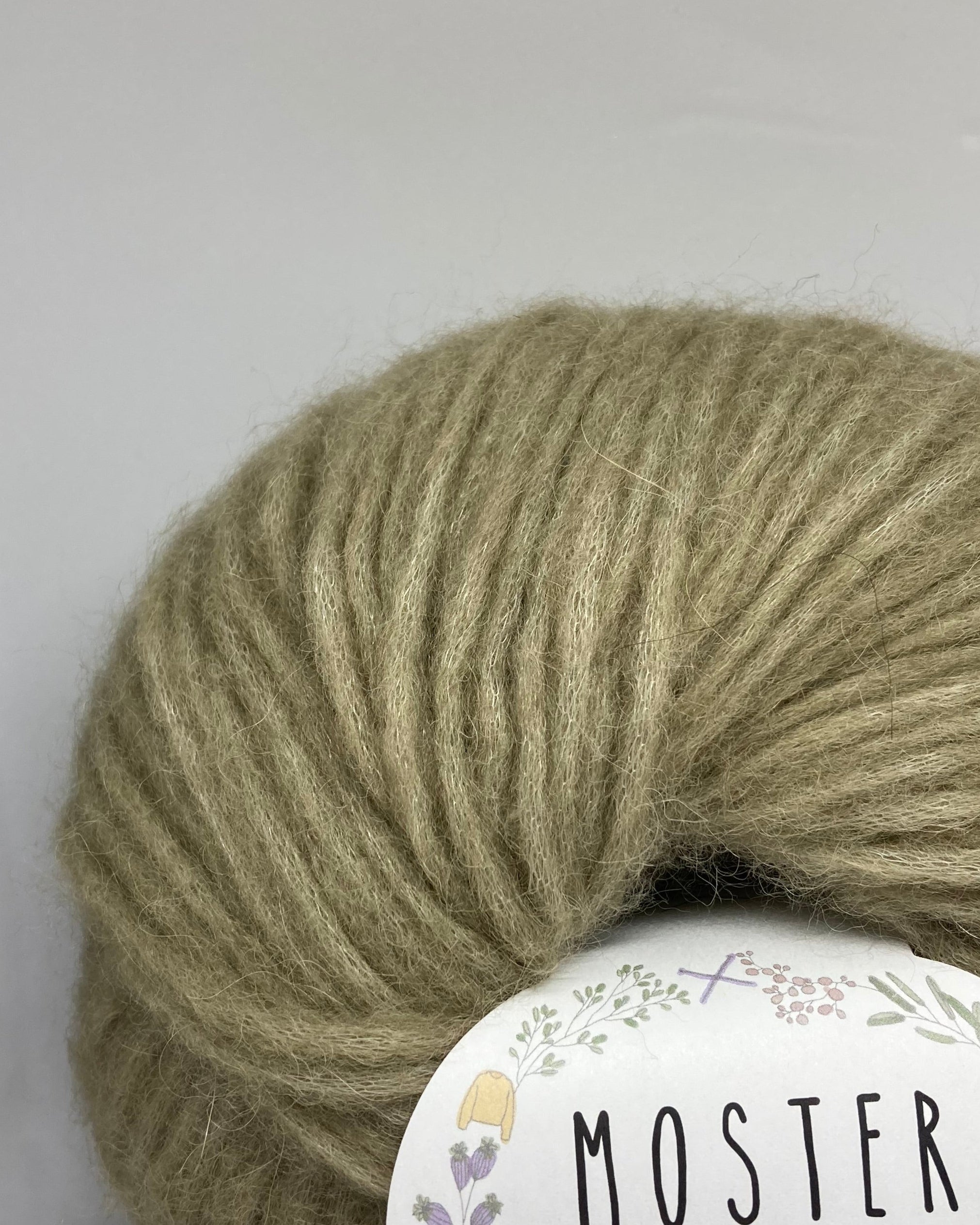 HVEDESTRÅ(BABY ALPACA MERINOULD)