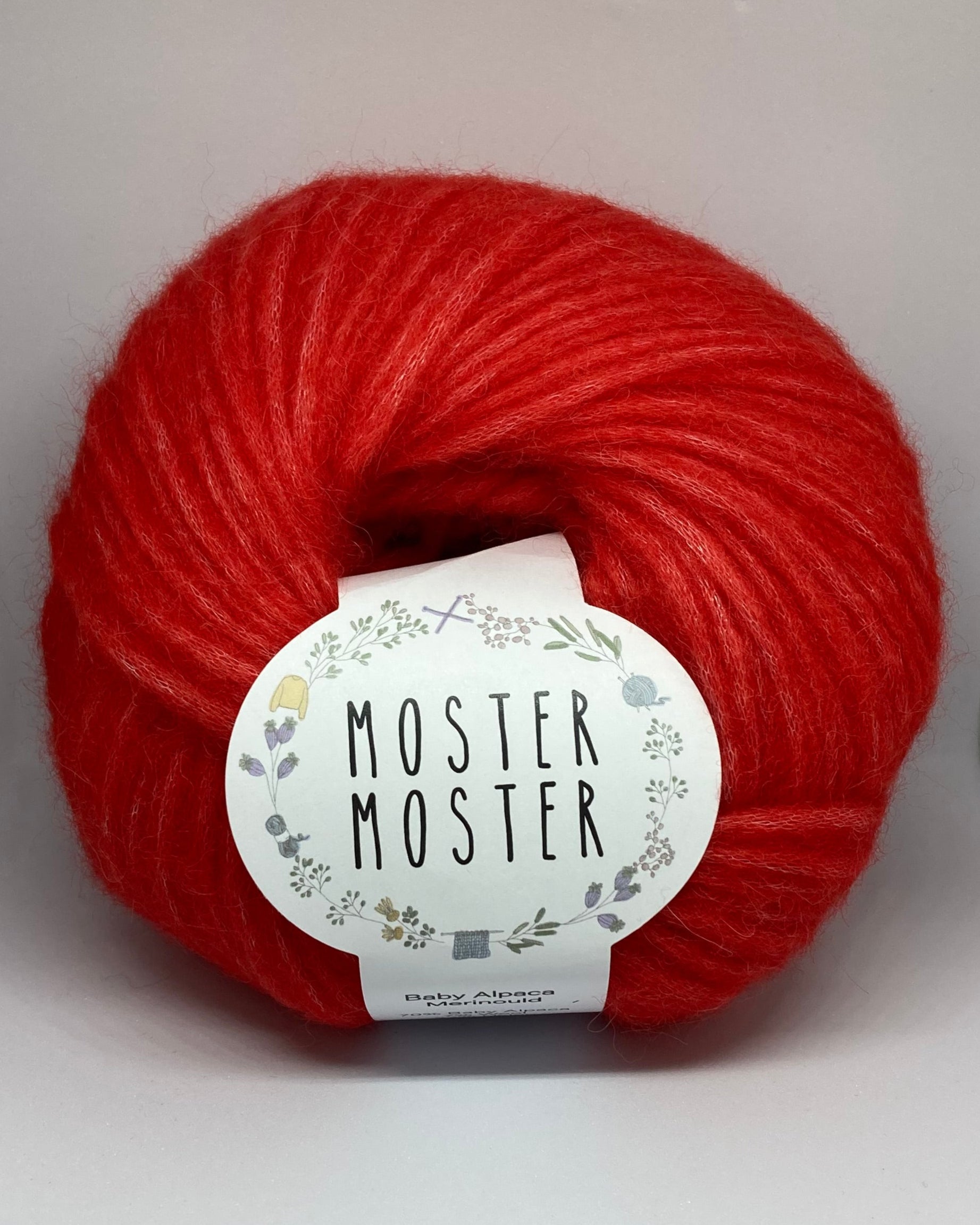 RØD (BABY ALPACA MERINOULD)