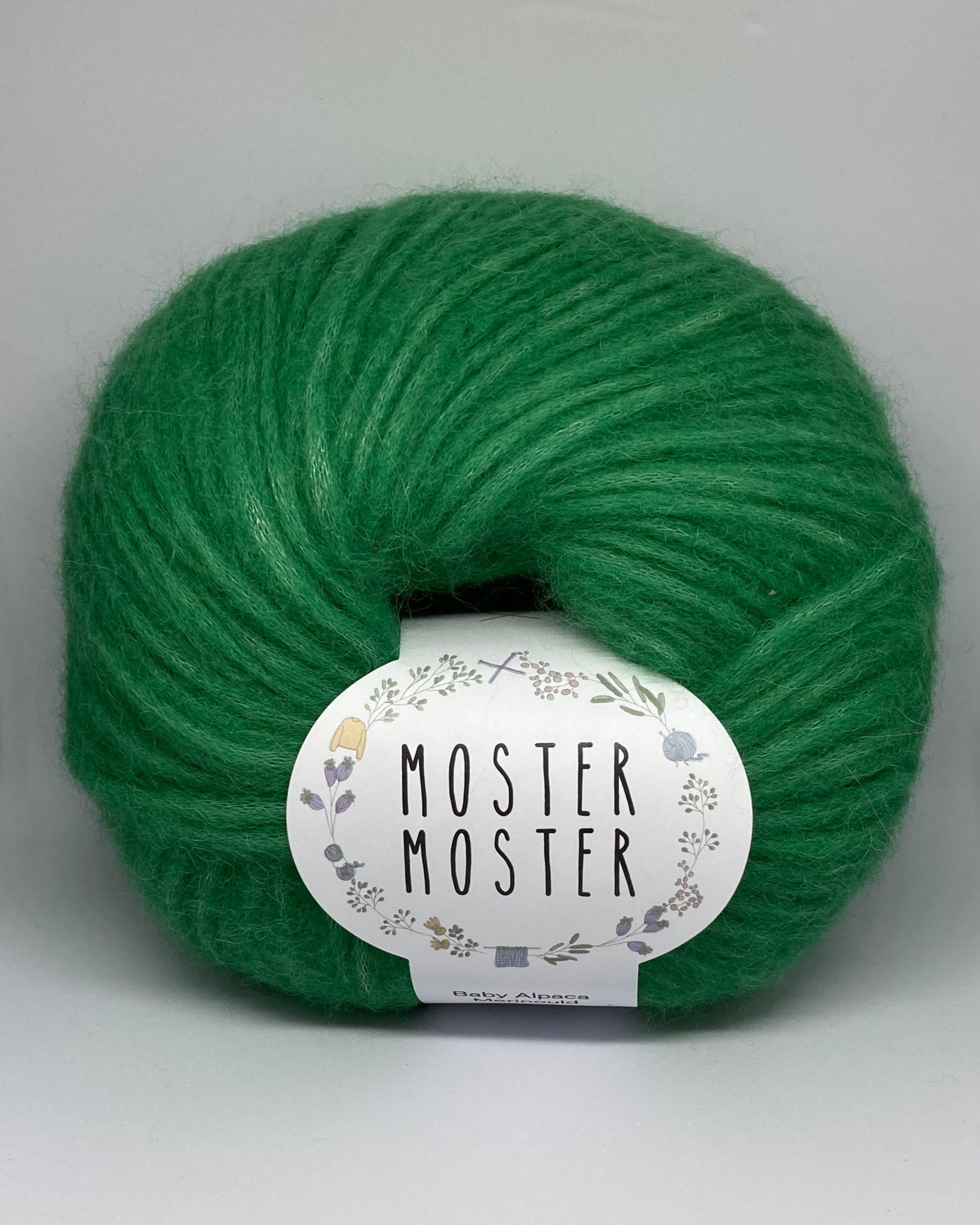 GRØN (BABY ALPACA MERINOULD)