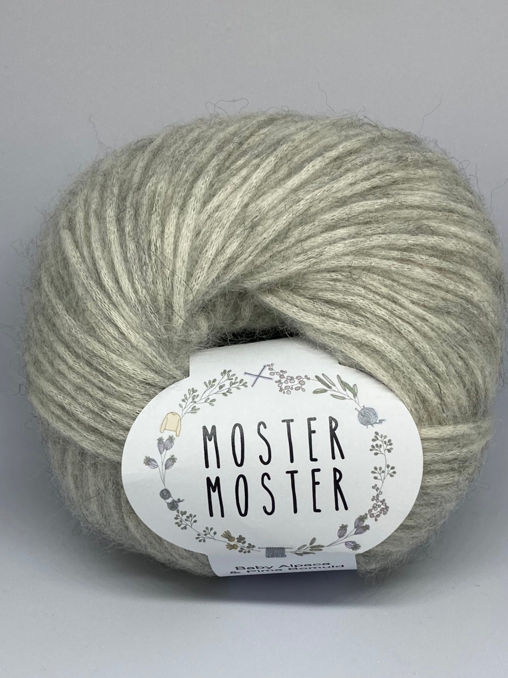 MUSEGRÅ (BABY ALPACA & PIMA BOMULD)