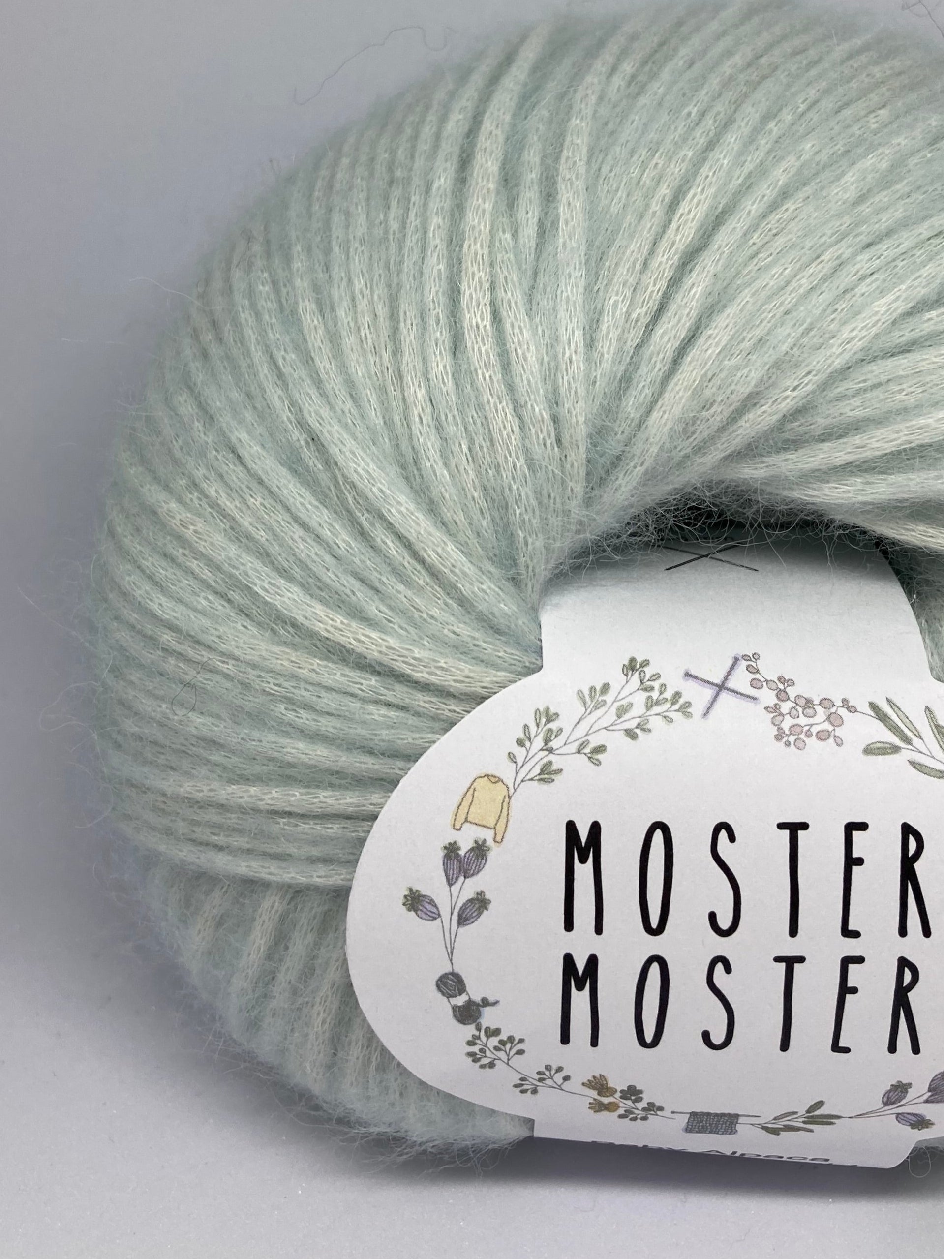 PASTEL BLÅ (BABY ALPACA & PIMA BOMULD)