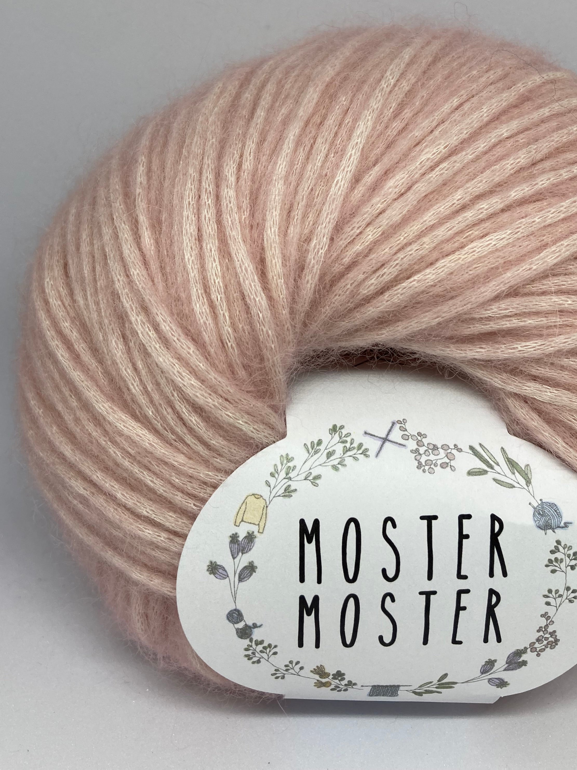 LYSERØD (BABY ALPACA & PIMA BOMULD)