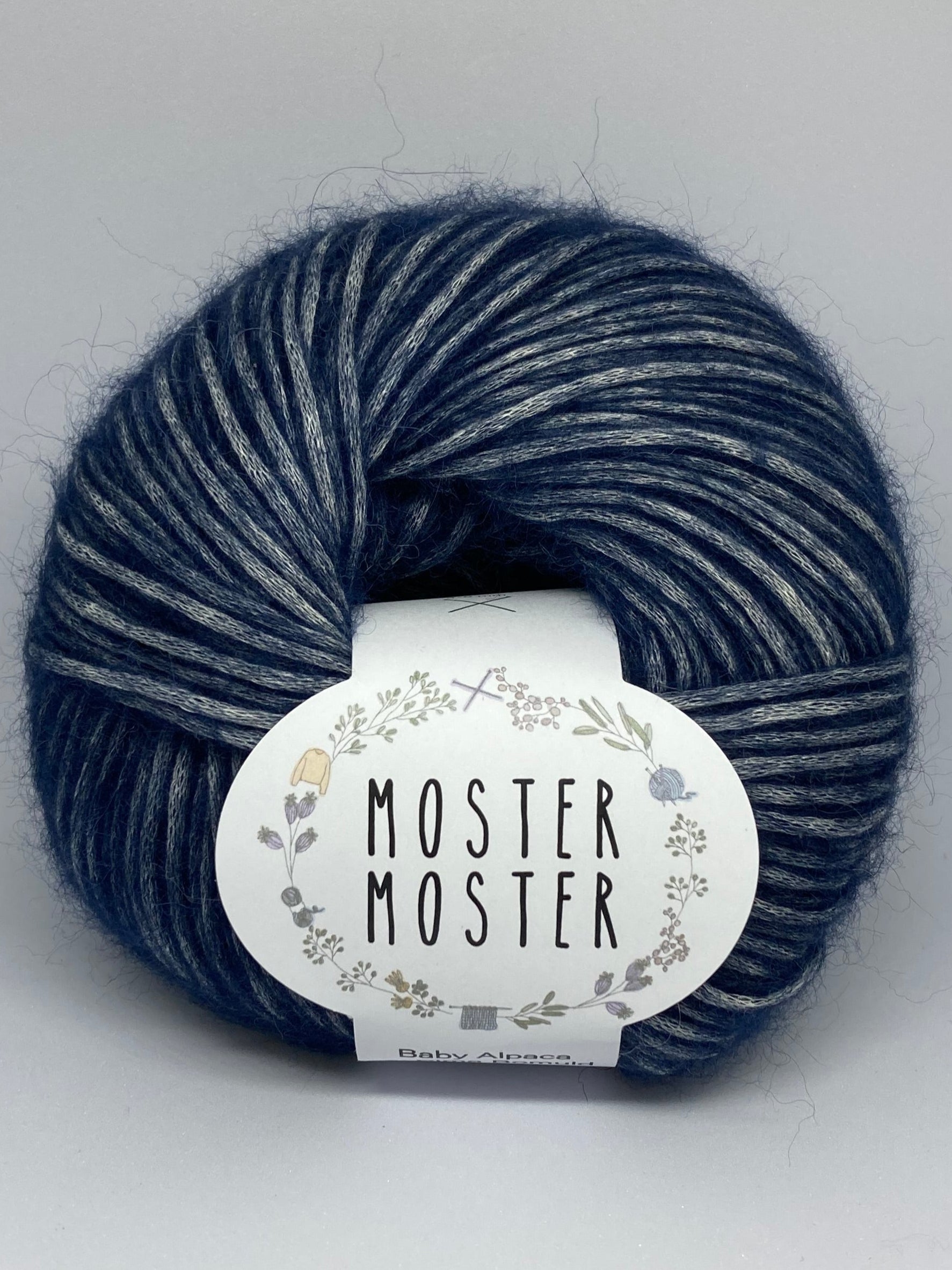 BLÅ (BABY ALPACA & PIMA BOMULD)