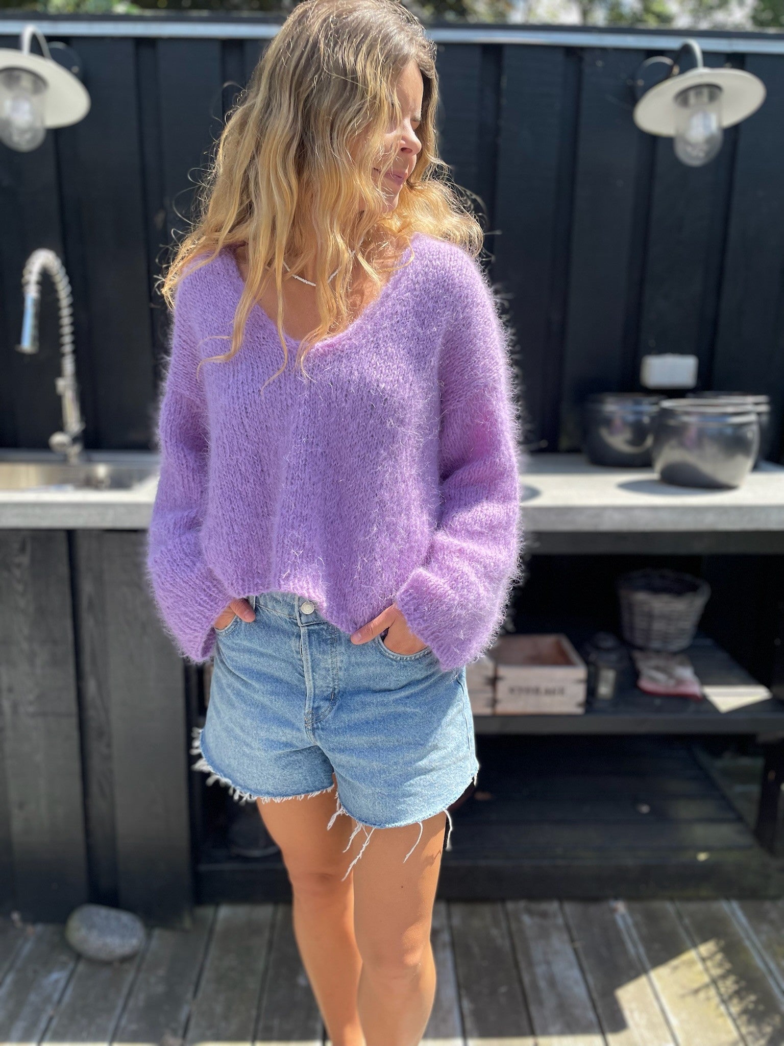 KIT TIL "SWEATER LAVENDEL"