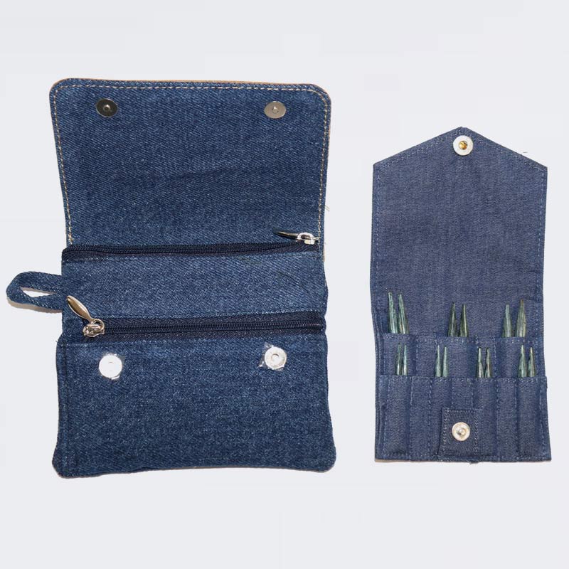 INDIGO WOOD “MINI” INTERCHANGEABLE NEEDLE SET - 50MM